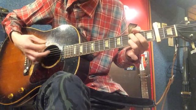 The Beatles-Norwegian Wood-Rhythm Guitar-Gibson J-160E смотреть онлайн