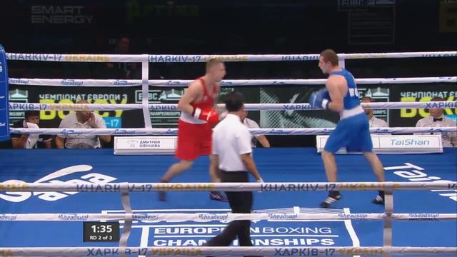 EC 2017 69 kg Damian Kiwior vs Marian Pita смотреть онлайн