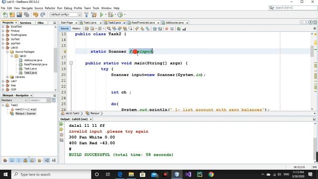 Java lab 10 Text File смотреть онлайн