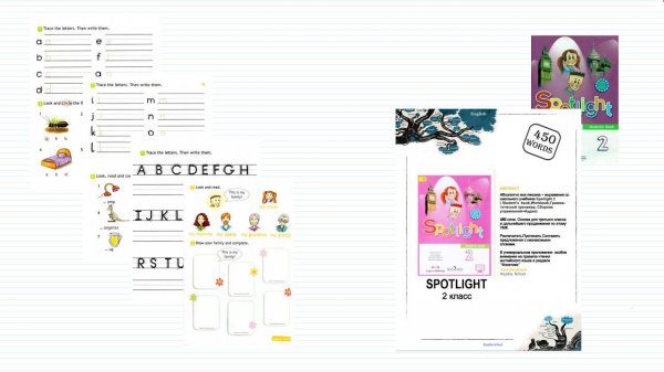 4. Spotlight 2. Starter Unit: My Letters + Starter Module. Workbook