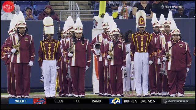 Winston-Salem State Red Sea Of Sound & Central State Invincible Marching Marauders Halftime Show смотреть онлайн