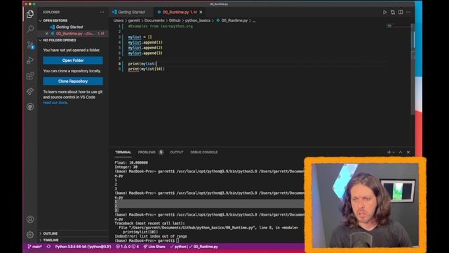 Python Basics from LearnPython.org Part I смотреть онлайн