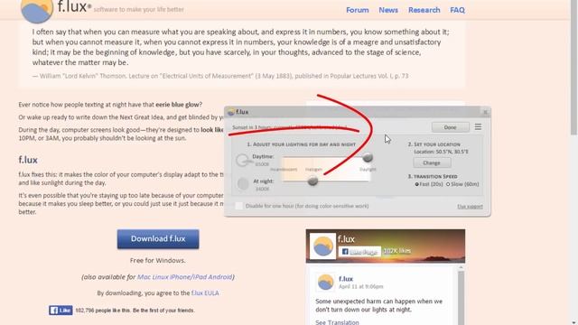 F.lux - программа для сохранения зрения ?/ Обзор и настройка программы Flux