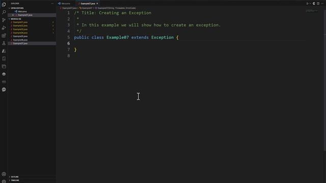 Java Practice Examples - Module 6-7 Creating a Custom Exception смотреть онлайн