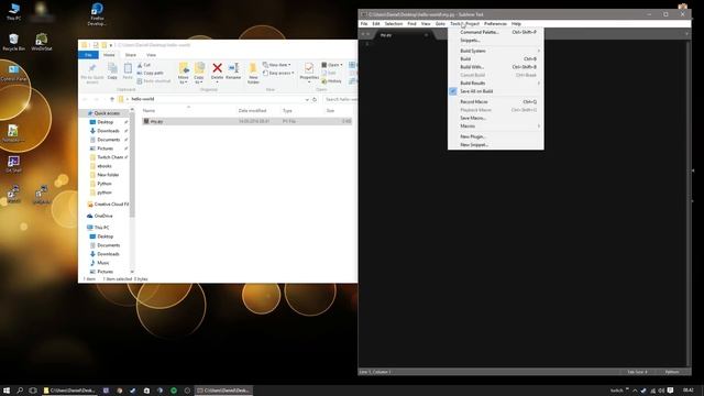 1. Python - How to print Hello World смотреть онлайн