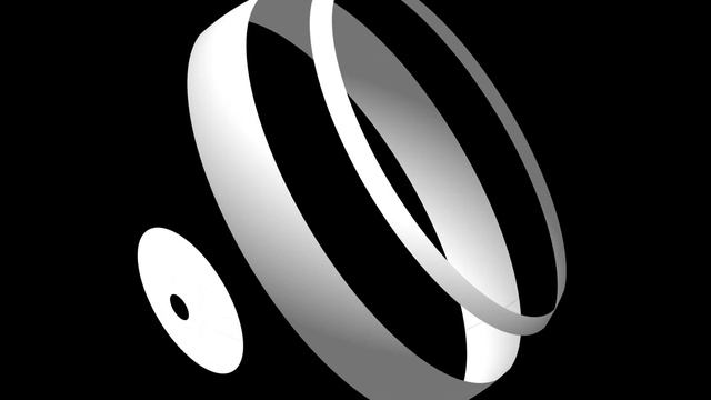 Чёрно-белый абстрактный шар  видеофон,футаж / Background, Futage Write And Black Abstract Ball