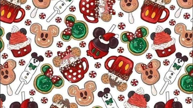 CHRISTMAS DISNEY FOODIE FREE TV ART WALLPAPER | TURN YOUR TV INTO ART DISNEY PARTY TV SCREENSAVER смотреть онлайн