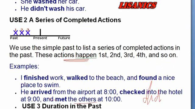 PAST SIMPLE TENSE/ENGLISH GRAMMAR смотреть онлайн