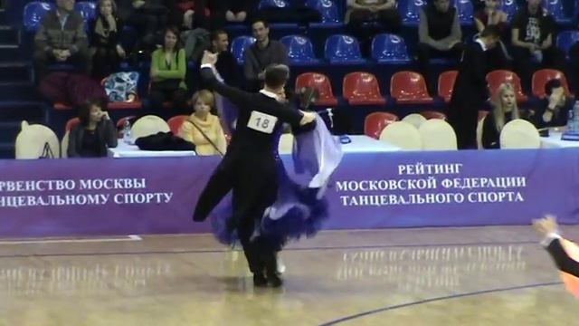 Первенство Москвы Молодежь-2 1/2 Фокстрот смотреть онлайн
