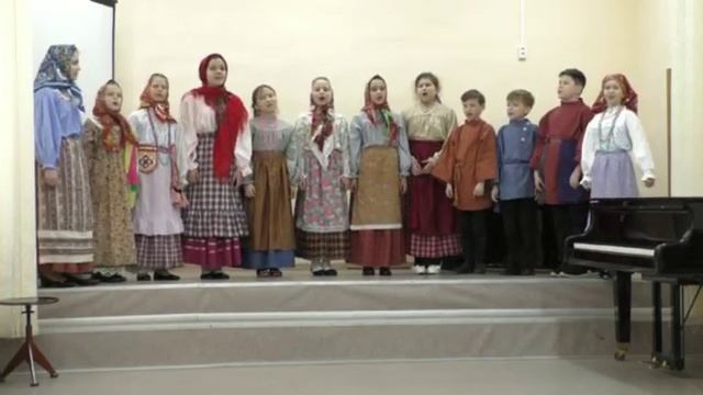Образцовый детский фольклорный ансамбль "Звонница" младшая группа смотреть онлайн