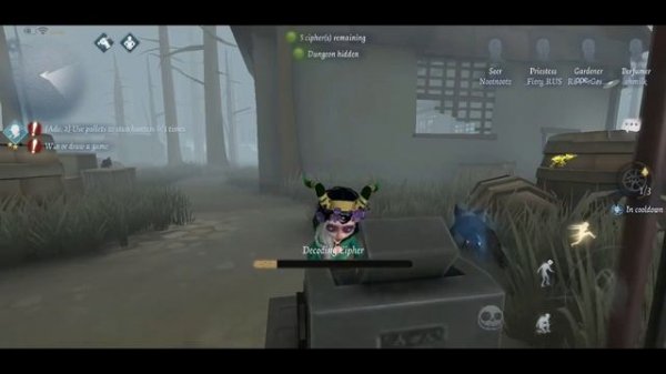 Identity V №29 Как тащить за жрицу(priestess)