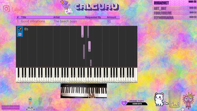 Beginner Piano practice - Good vibrations смотреть онлайн