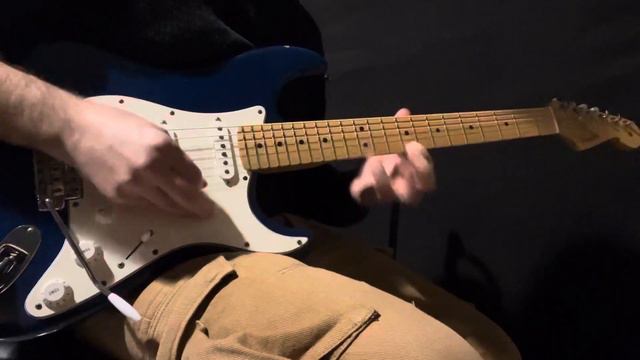 2002 Fender Stratocaster Highway one Blue nitro finish Cory wong style смотреть онлайн
