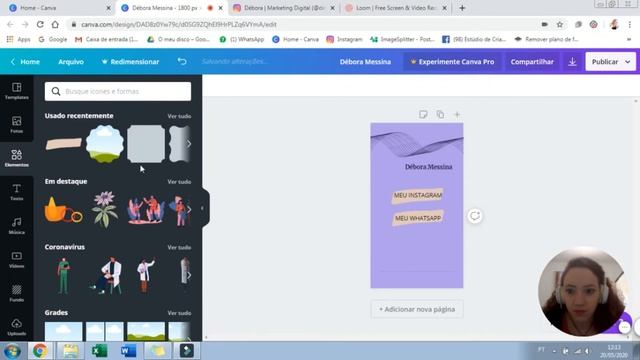 IMAGEM COM LINK CLICÁVEL NO CANVA TUTORIAL | LINK NA BIO смотреть онлайн