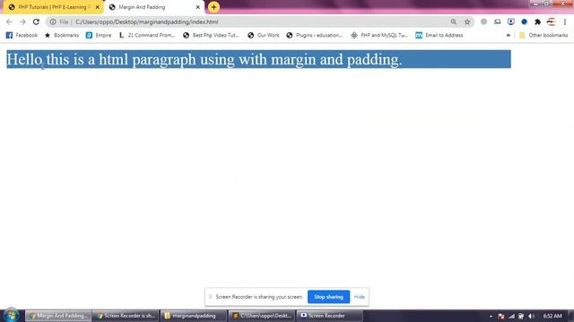 MARGIN and PADDING using CSS | how to use MARGIN and PADDING in HTML Using CSS смотреть онлайн