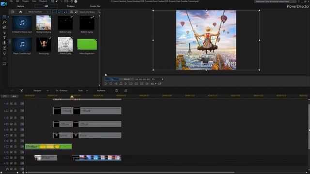 How to Create a Parallax Effect and Animate Photos (Parallax Scrolling) | PowerDirector Tutorial смотреть онлайн