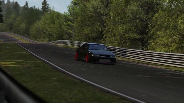 ASSETTO CORSA / nordschleife - tourist / nissan skyline R33 GTR SP engineering (BEAST) смотреть онлайн