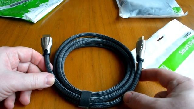 Премиальный кабель Ugreen HDMI 2.0 4K 60 Гц HDR 3D. Обзор и тестик!) смотреть онлайн