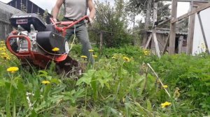 Мотоблок АГАТ: Культивация ГРЯД (лучший учитель - это опыт)