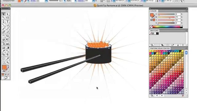 VectorTuts+ Quick Tip â Convert CMYK to Pantone смотреть онлайн