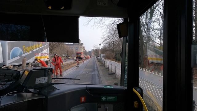 Berlin Bus Line 100 | Relaxing City Ambience & Iconic Landmarks смотреть онлайн