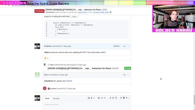 Open Source Apache Spark Code Review (Python focused) смотреть онлайн
