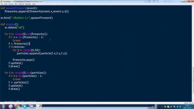 Coding 3D Fireworks in Python [Timelapse] смотреть онлайн