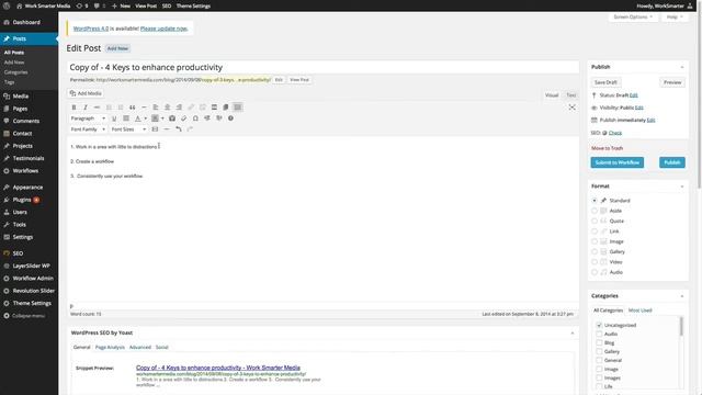 Oasis Workflow Wordpress Plugin - Workflow support for Published articles смотреть онлайн