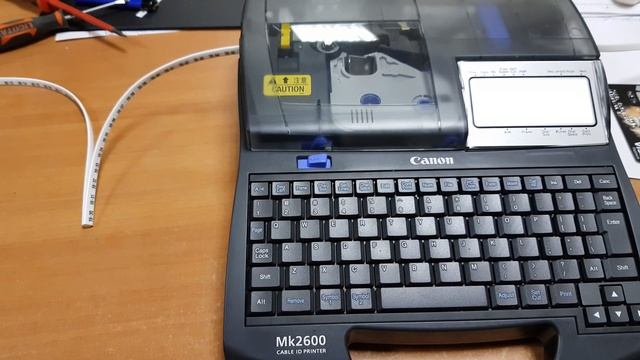 Canon MK2600 Печать на кабельном кембрике смотреть онлайн