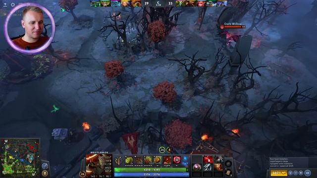 Колючки Бристлбека летают по всей карте в Дота 2 @turbopacany смотреть онлайн