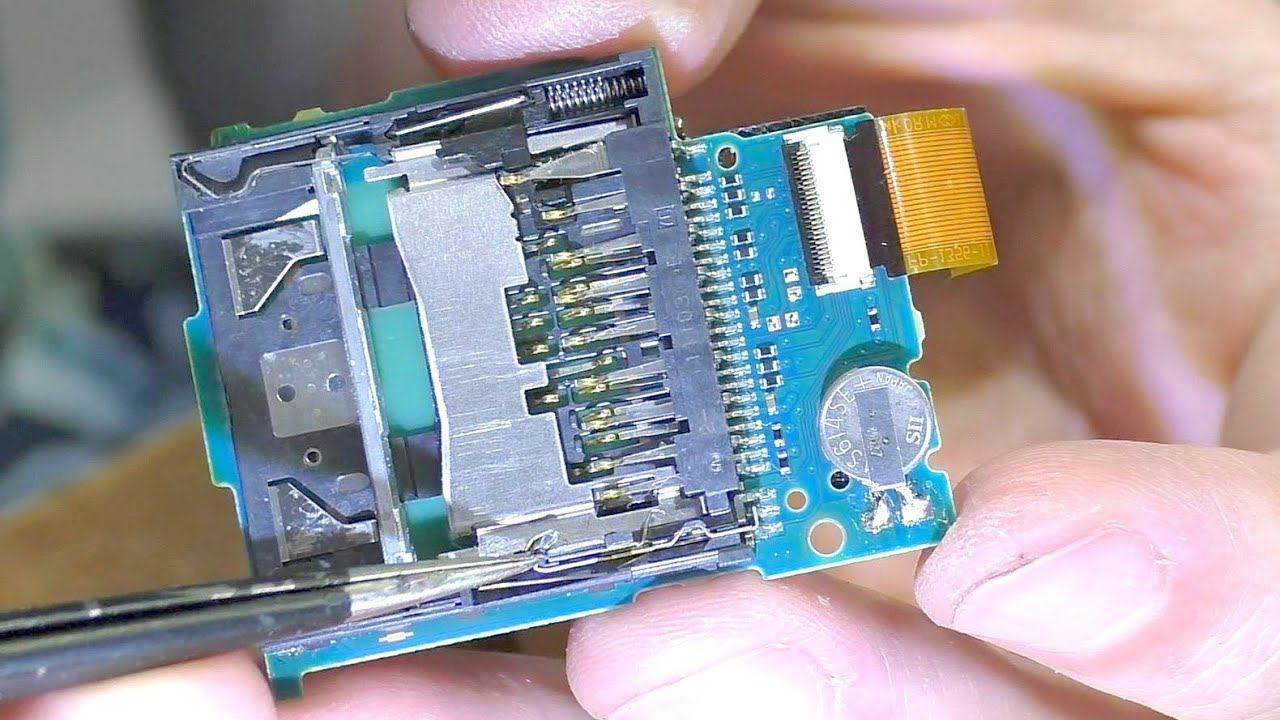 Карта памяти заблокирована. Фотокамера Sony DSC-H70. РЕМОНТ смотреть онлайн