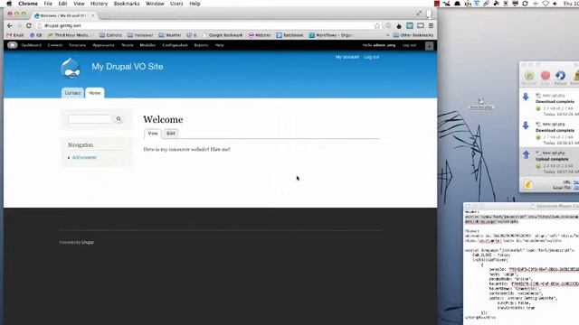 How to put a VoiceZam Player on your website using Drupal смотреть онлайн