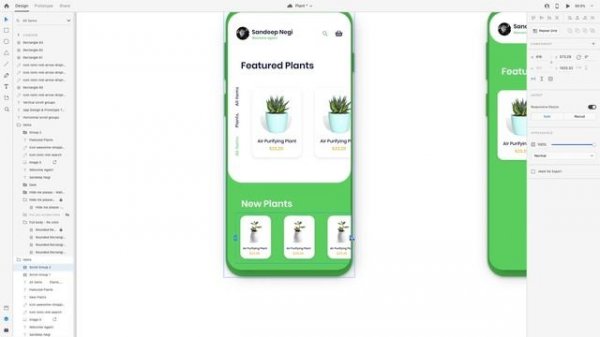 NEW in Adobe XD – Scroll Groups | App Design & Prototype Tutorial