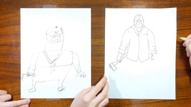 How to draw Jason Voorhees смотреть онлайн