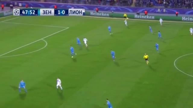 Zenit St. Petersburg 3-1 Lyon (C1) Champions League 2015 смотреть онлайн
