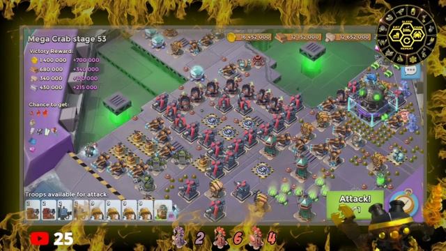 ? LIVE - MEGA CRAB AND CHILL! Tribal Mega Crab 2023 | Stages 1-70 | Boom Beach смотреть онлайн