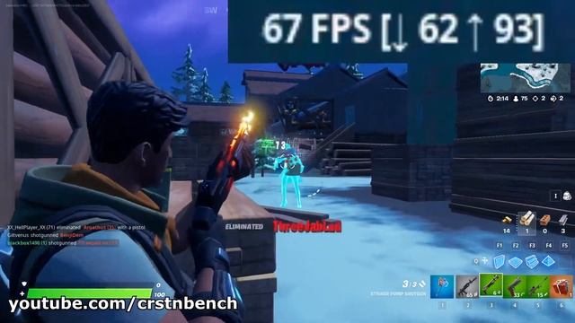 AMD Ryzen 5 5500U \ Radeon Graphics \ Fortnite Chapter 3 Season 1 @1080p alpha perf. mode смотреть онлайн