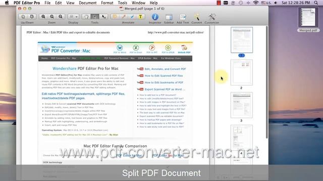 [PDF Editor Mac] How to Split and Merge PDF documents? смотреть онлайн