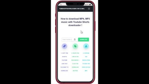 How download Youtube Shorts on iPhone iOS (Save MP4, MP3 Online)