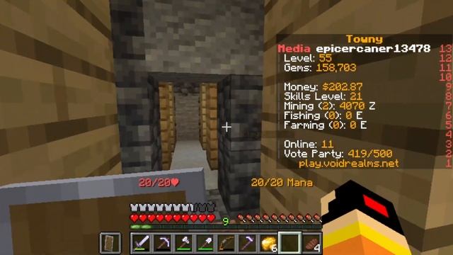 mineshaft exploration (voidrealms towny E2) смотреть онлайн