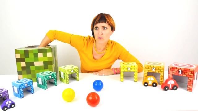 Видео для детей - Маша и машинки - Учим цифры и цвета смотреть онлайн