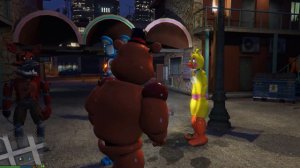 Аниматроники в ГТА Мультик Как Той Фредди и аниматроники нашли Spongebob EXE GTA 5 MODS