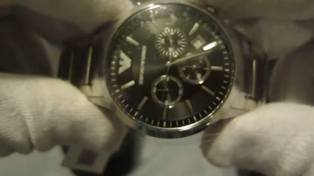 Обзор мужских наручных часов Emporio Armani Sport Chronograph AR2434 смотреть онлайн
