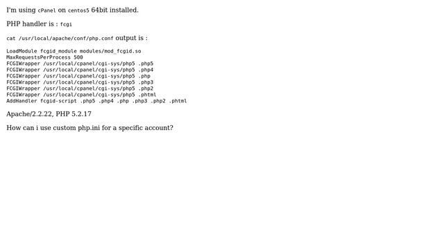 DevOps & SysAdmins: fcgi php.ini override смотреть онлайн