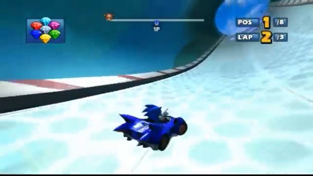 Sonic & SEGA All-Stars Racing - Ocean Ruin(Sonic): Amazing ALL STAR MOVE смотреть онлайн