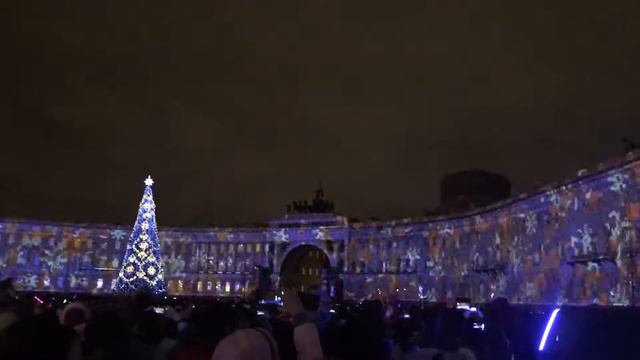 Лазерное шоу Питер декабрь 2016 смотреть онлайн