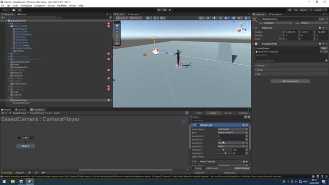 Third person shooter on Unity Camera & Player смотреть онлайн