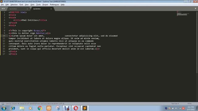 Html & Css Tutorials#16 2021 Html Entities in hindi/urdu Web Designing смотреть онлайн