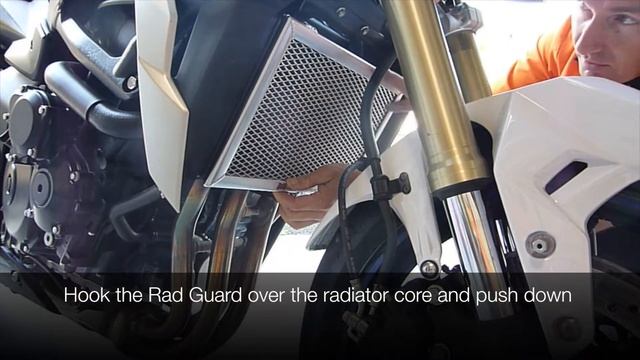 Suzuki GSR 750 2011 - 2015 Rad Guard fitting instructions смотреть онлайн