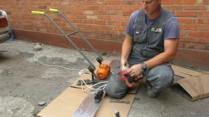 ПЛАВАЮЩАЯ электрическая ВИБРОРЕЙКА для укладки БЕТОНА " по площадям" или  новая ЭЛЕКТРО-ВИБРО хрень